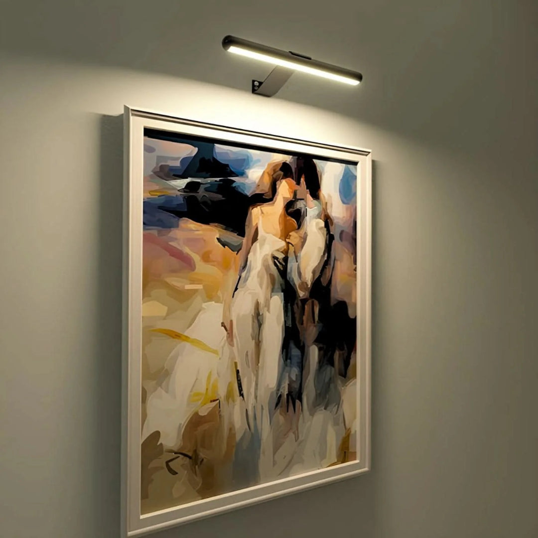 Klasyczna liniowa lampa LED do obrazów – widok produktu 4 | Nuvira Home