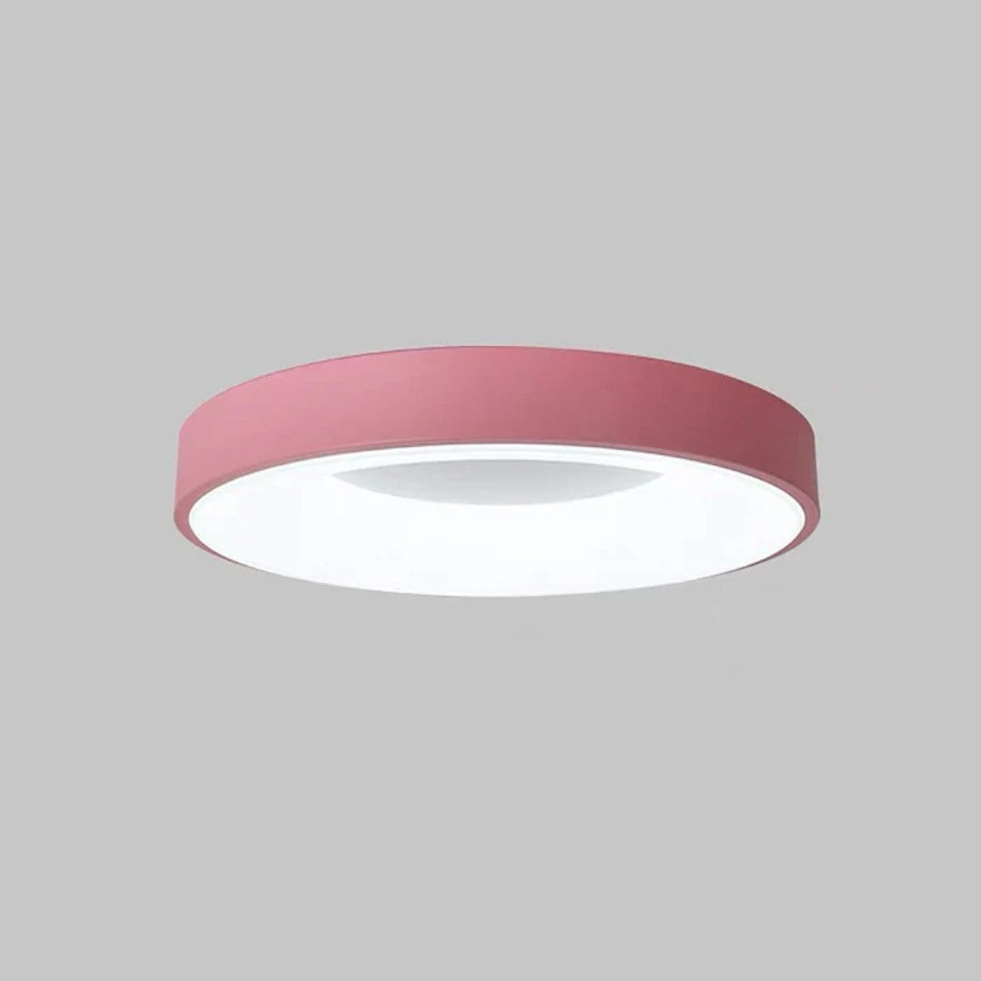 Kreatywna Kolorowa Lampa Sufitowa z Prostym Oświetleniem LED – widok produktu 2 | Nuvira Home