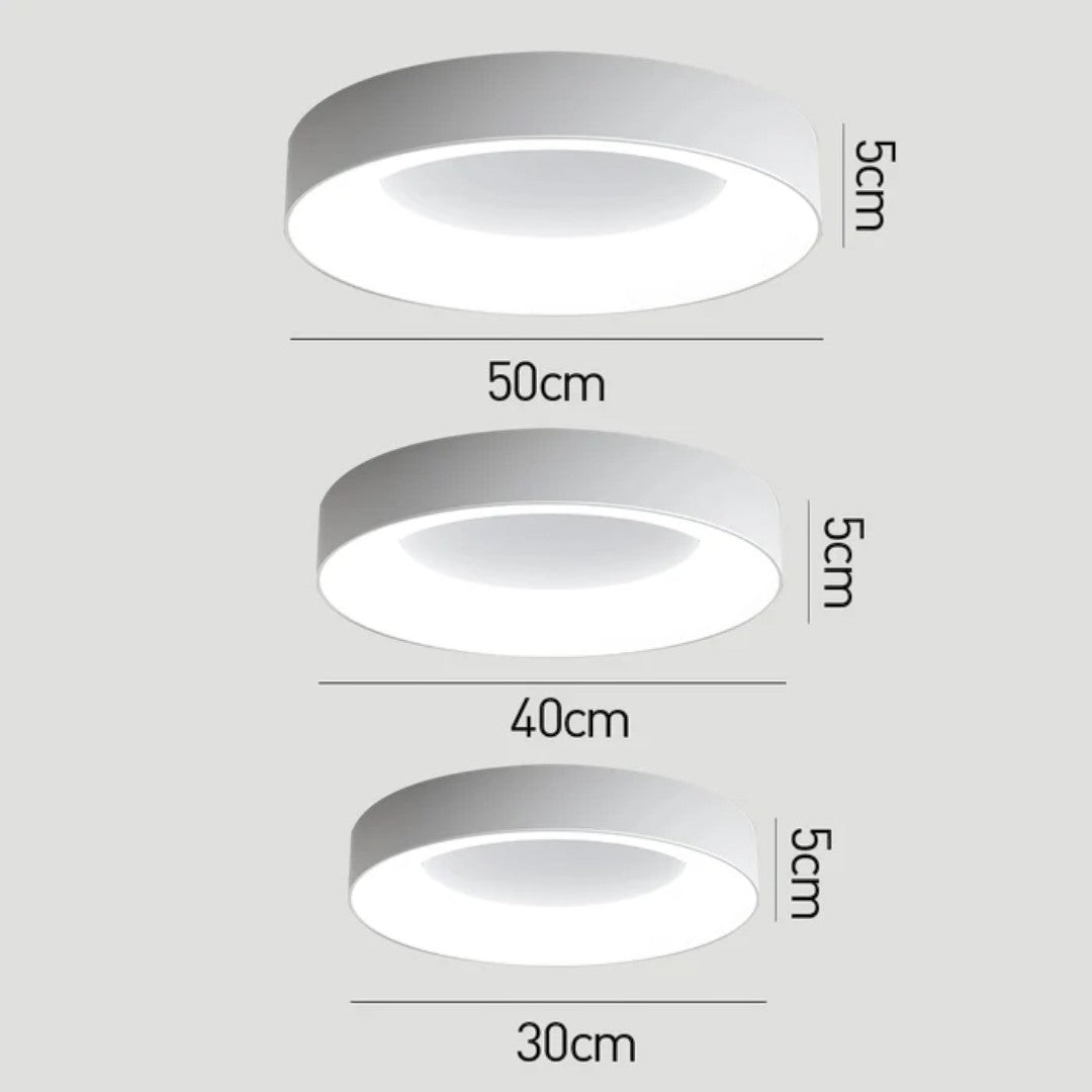 Kreatywna Kolorowa Lampa Sufitowa z Prostym Oświetleniem LED – widok produktu 33 | Nuvira Home