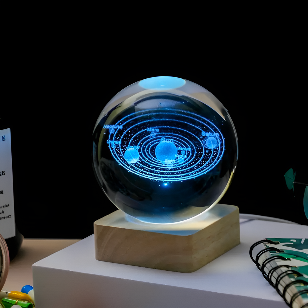 Kryształowa Kula LED – Efekt Drogi Mlecznej Touch – widok produktu 5 | Nuvira Home