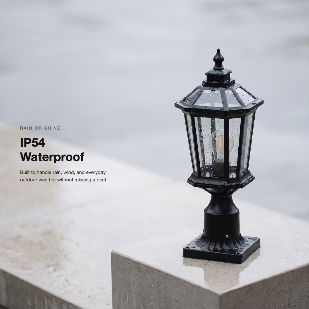 Lampa Ogrodowa na Słupek z Pilotem – widok produktu 4 | Nuvira Home