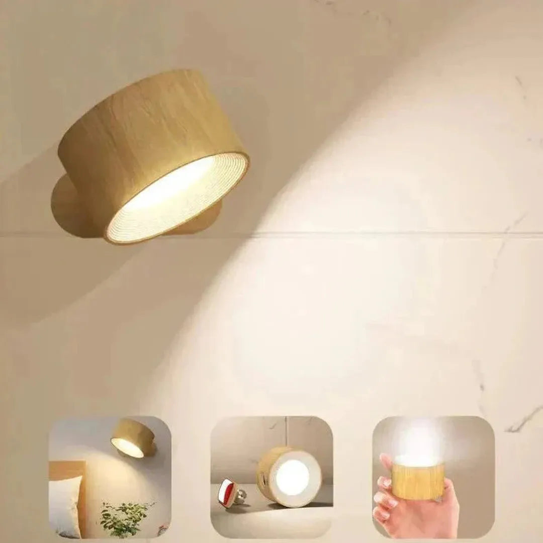 Lampa Ścienna 360° – Magnetyczne Mocowanie – widok produktu 9 | Nuvira Home