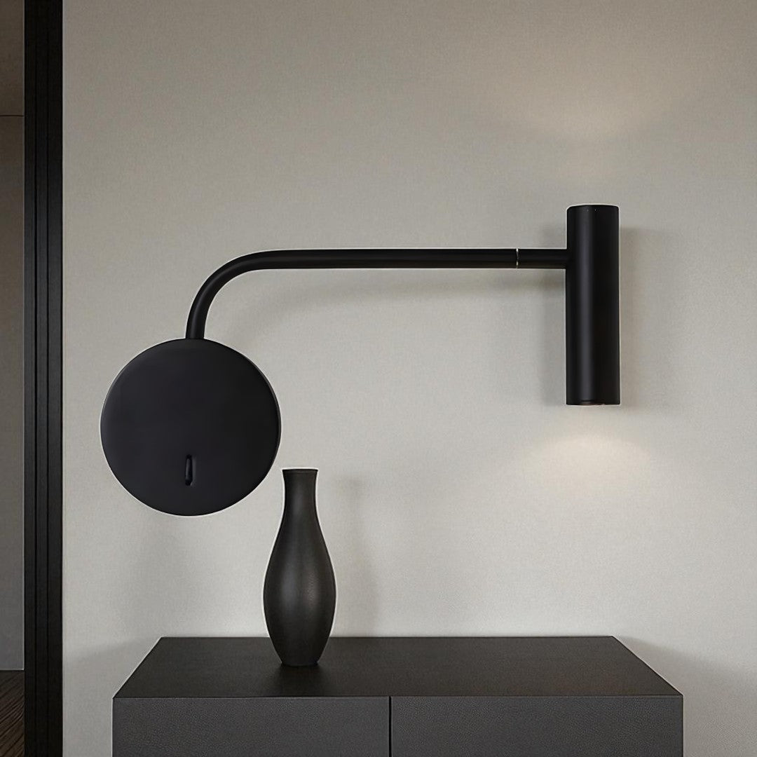 Lampa ścienna do sypialni LED – Minimalistyczna – widok produktu 1 | Nuvira Home