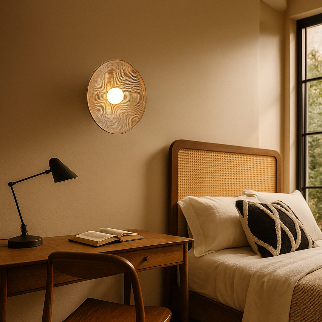 Lampa Ścienna Z Japandi Elegancją – Nowoczesna – widok produktu 1 | Nuvira Home