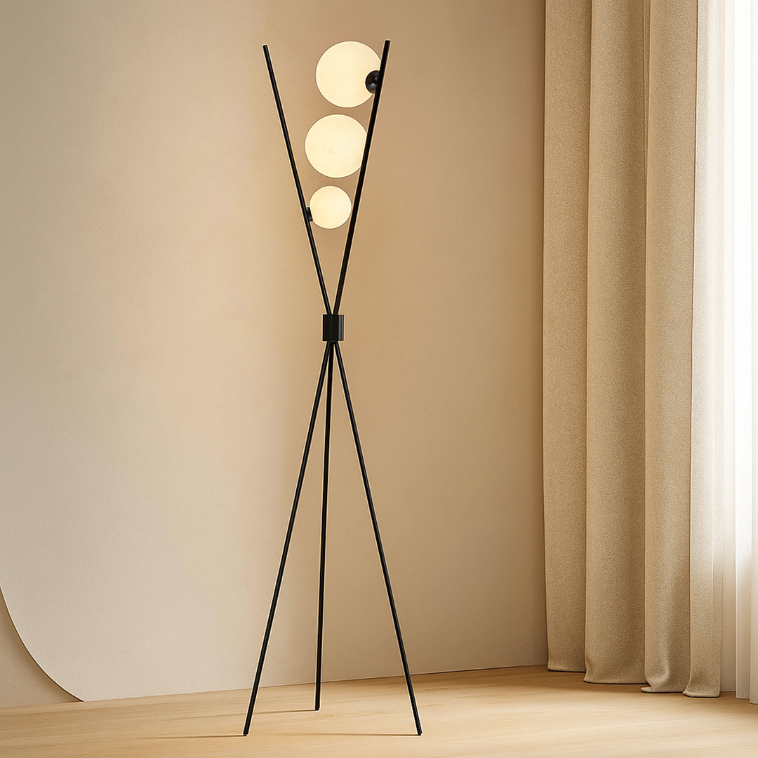 Lampa Stołowa I Podłogowa LED Moon – Nowoczesna – widok produktu 2 | Nuvira Home