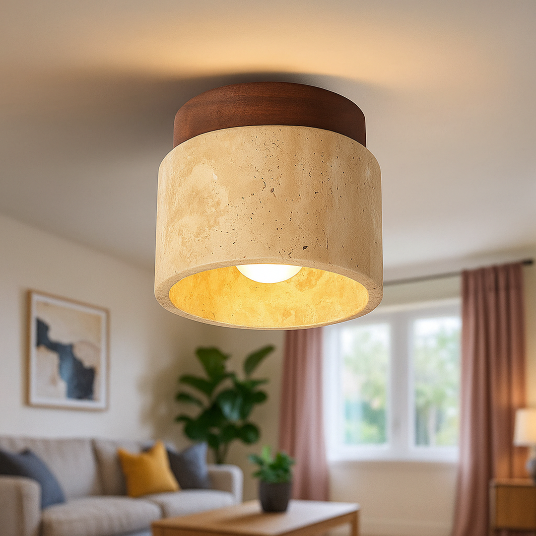 Lampa Sufitowa Do Salonu – Styl Kremowy – widok produktu 2 | Nuvira Home