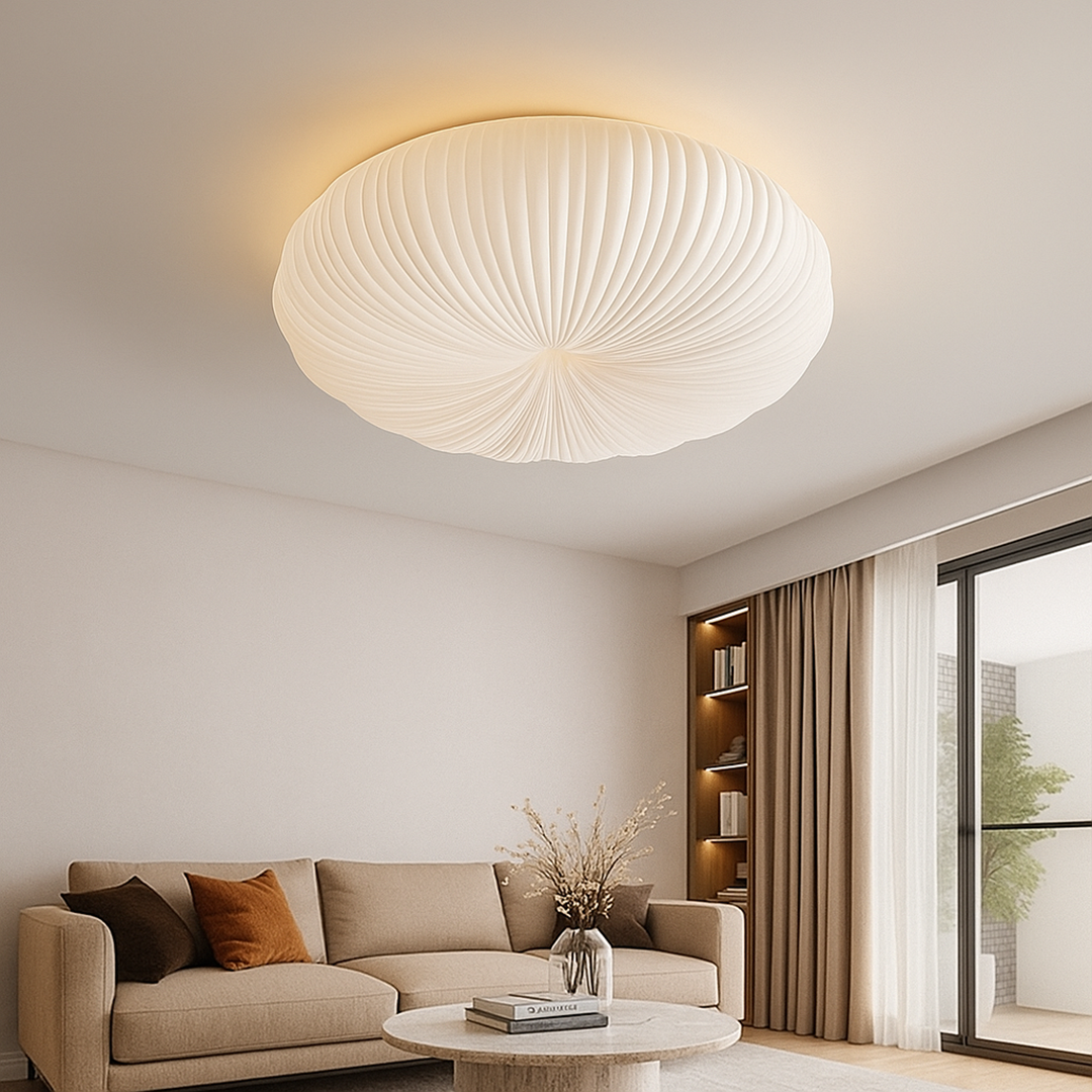 Lampa sufitowa LED – Artystycznie zaprojektowana lampa do sypialni – widok produktu 6 | Nuvira Home