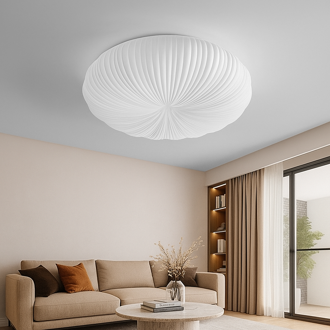 Lampa sufitowa LED – Artystycznie zaprojektowana lampa do sypialni – widok produktu 8 | Nuvira Home