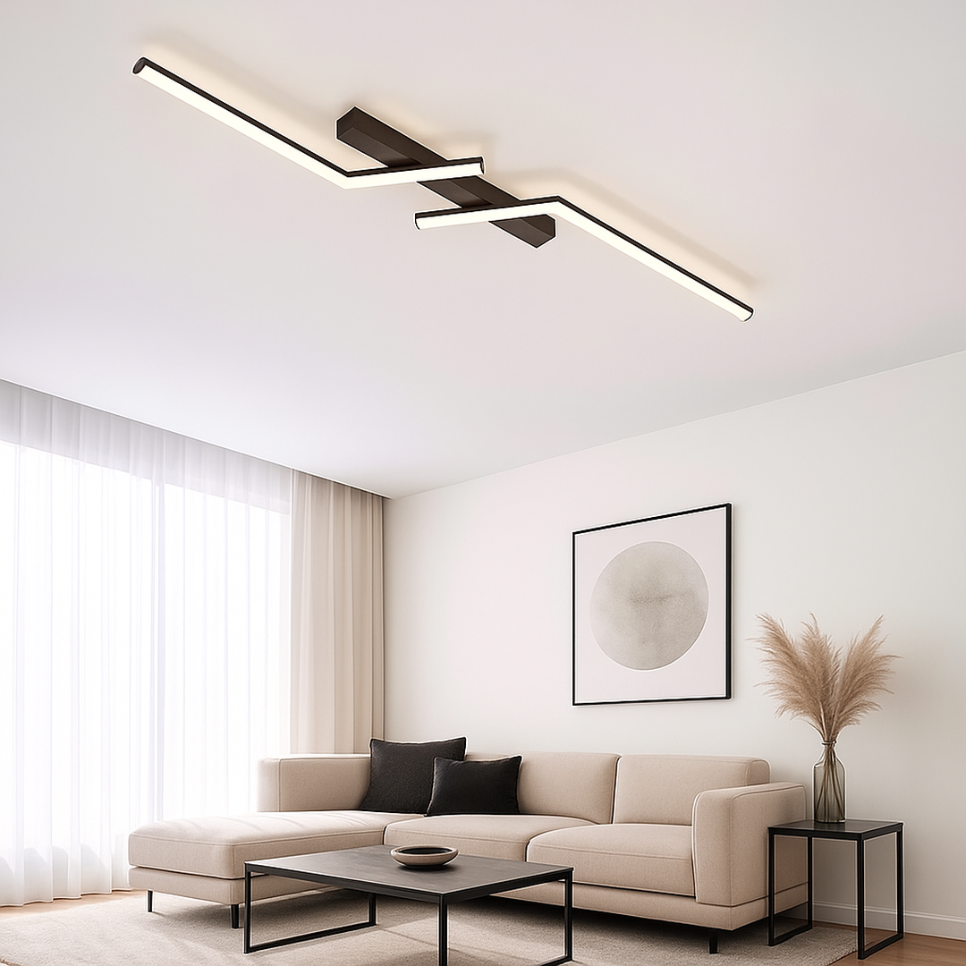 Lampa Sufitowa LED Liniowy Design – Nowoczesny Minimalizm – widok produktu 1 | Nuvira Home