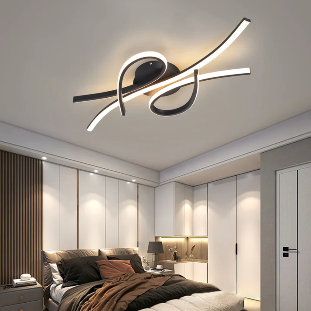 Lampa Sufitowa LED ze Zmiennym Kolorem – Ściemniane Oświetlenie – widok produktu 2 | Nuvira Home