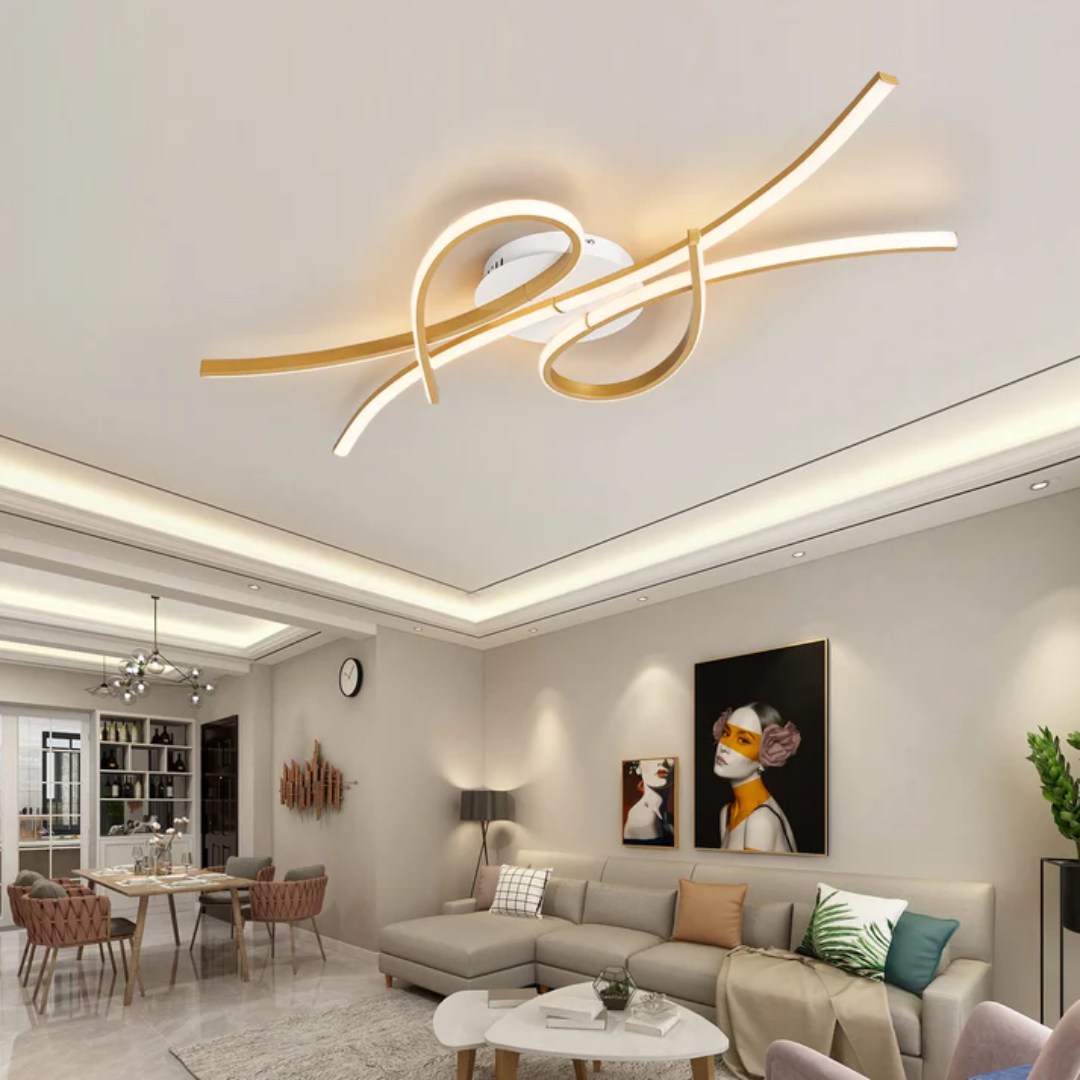 Lampa Sufitowa LED ze Zmiennym Kolorem – Ściemniane Oświetlenie – widok produktu 3 | Nuvira Home