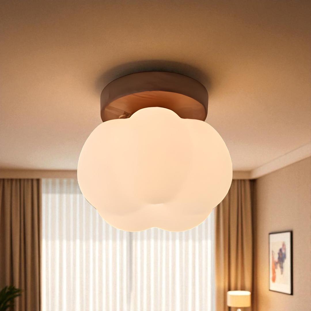 Lampa Sufitowa W Kształcie Dyni – Do Sypialni – widok produktu 3 | Nuvira Home