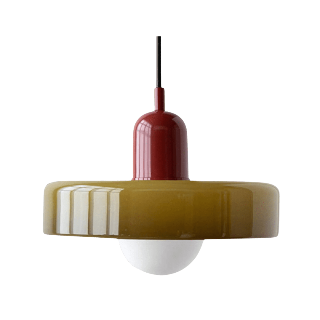 Lampa Wisząca Bauhaus – Szklany Artystyczny Design – widok produktu 9 | Nuvira Home