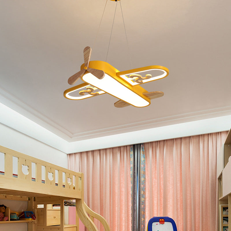 Lampa Wisząca dla Dzieci w Kształcie Samolotu z LED – widok produktu 2 | Nuvira Home