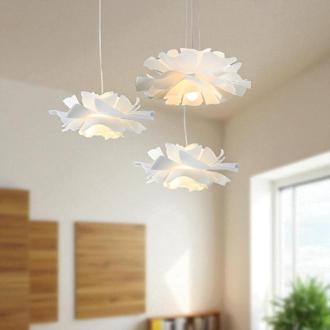 Lampa Wisząca Inspirowana Kwiatami – Styl Japandi – widok produktu 8 | Nuvira Home
