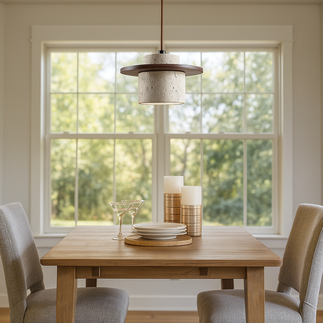 Lampa Wisząca O Rzeźbiarskim Wyglądzie – Japandi – widok produktu 2 | Nuvira Home