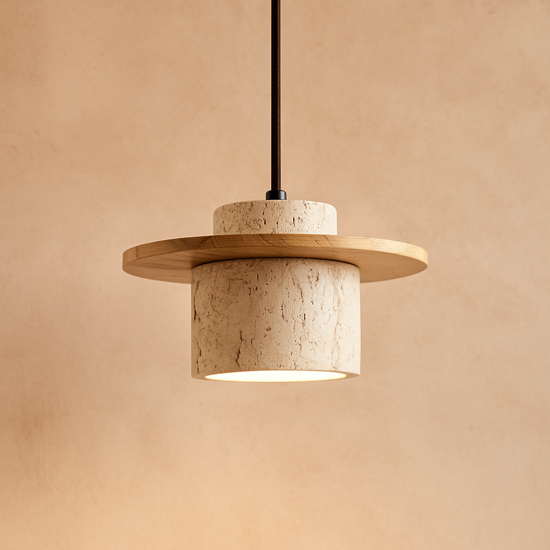 Lampa Wisząca O Rzeźbiarskim Wyglądzie – Japandi – widok produktu 7 | Nuvira Home