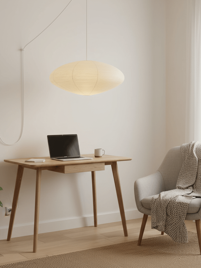 Lampa Wisząca z Papieru Washi – widok produktu 8 | Nuvira Home