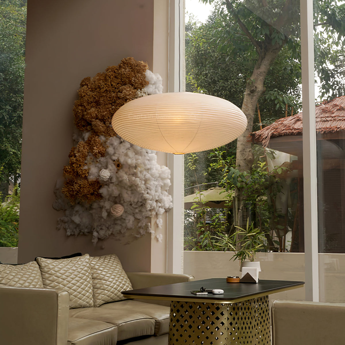 Lampa Wisząca z Papieru Washi – widok produktu 14 | Nuvira Home