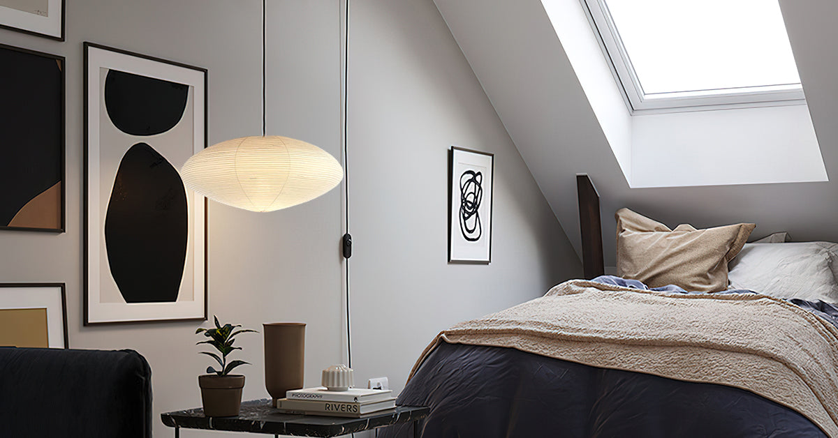 Lampa Wisząca z Papieru Washi – widok produktu 25 | Nuvira Home
