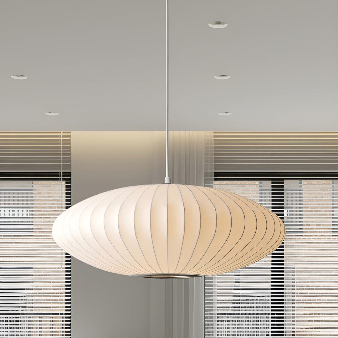Lampa Wisząca z Tkaniny – Design Bubble – widok produktu 1 | Nuvira Home