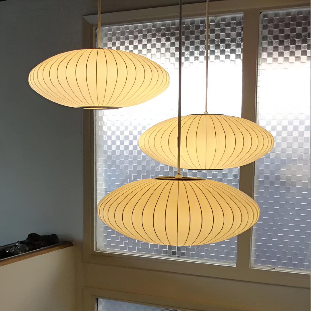 Lampa Wisząca z Tkaniny – Design Bubble – widok produktu 6 | Nuvira Home