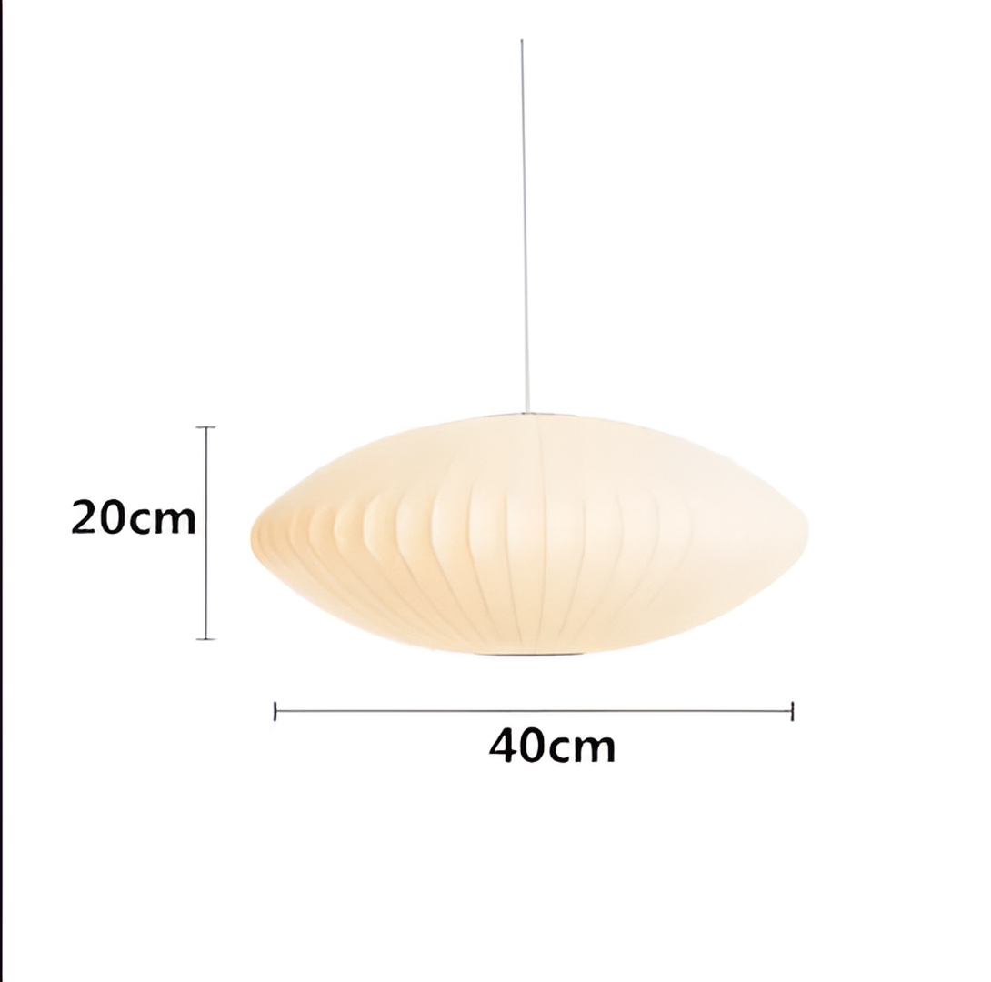 Lampa Wisząca z Tkaniny – Design Bubble – widok produktu 8 | Nuvira Home