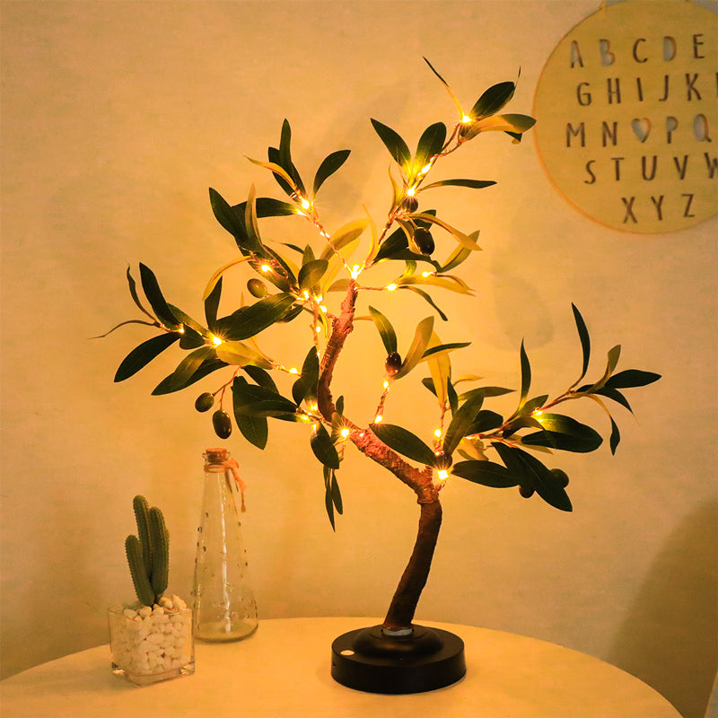 Lampka Stołowa LED Drzewko Oliwne z Lampkami Bohemian – widok produktu 4 | Nuvira Home