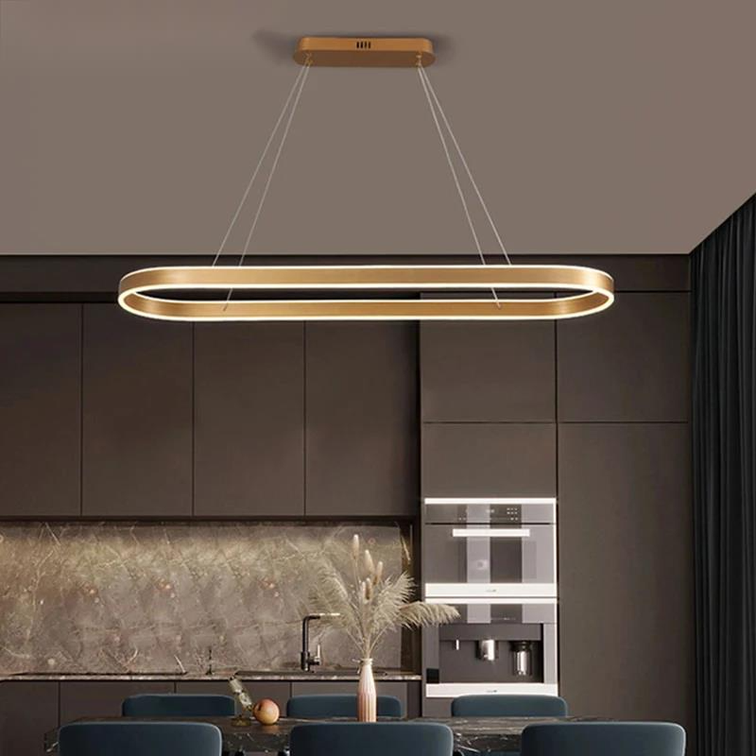 Metaliczna Lampa Wisząca – Luksusowe Oświetlenie Designerskie – widok produktu 2 | Nuvira Home