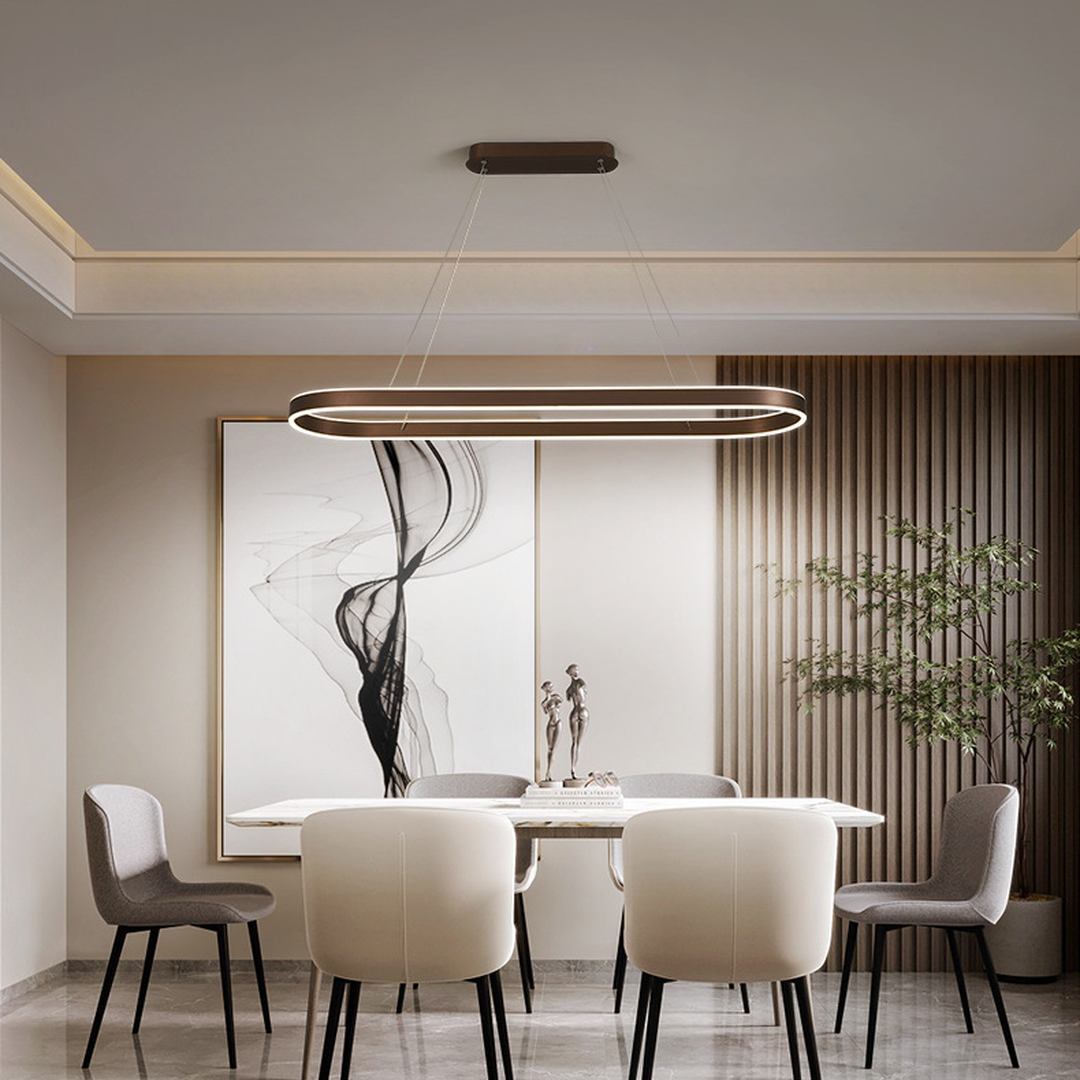 Metaliczna Lampa Wisząca – Luksusowe Oświetlenie Designerskie – widok produktu 3 | Nuvira Home