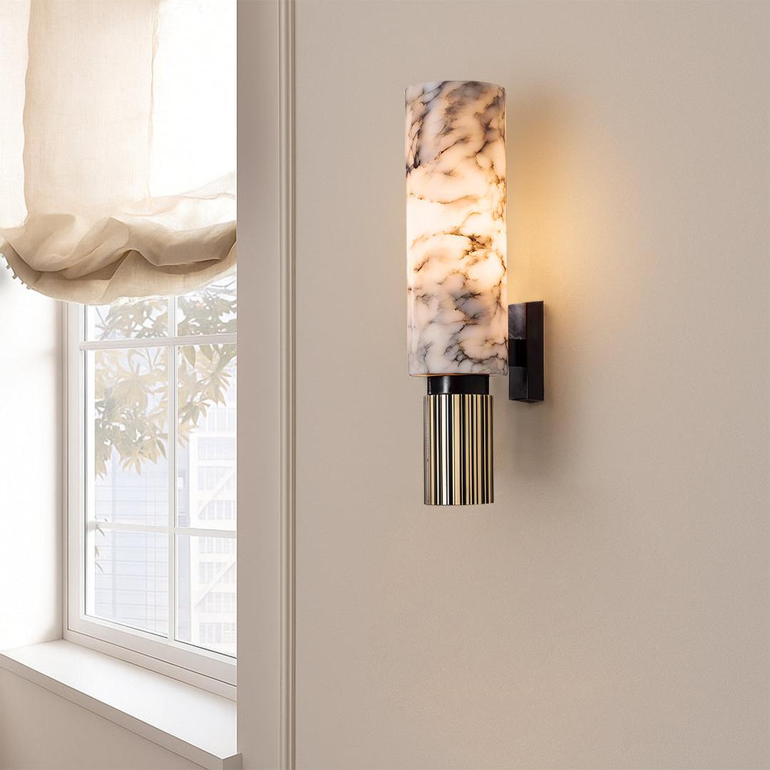 Miedziano-Kamienna Lampa Ścienna – widok produktu 3 | Nuvira Home