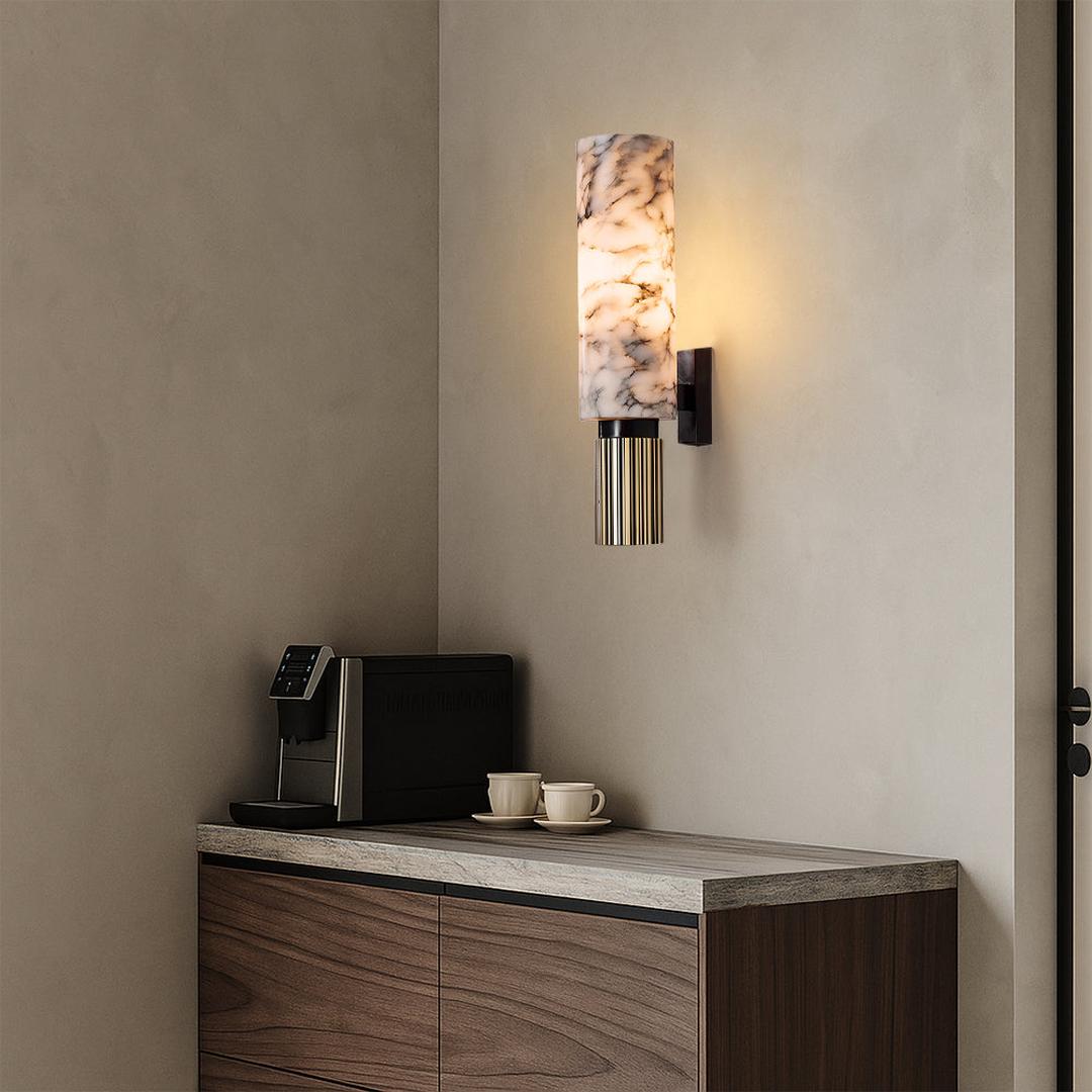 Miedziano-Kamienna Lampa Ścienna – widok produktu 10 | Nuvira Home