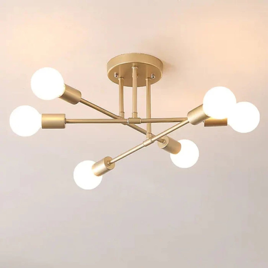 Minimalistyczna Lampa Sufitowa LED do Salonu w Nowoczesnym Stylu – widok produktu 10 | Nuvira Home