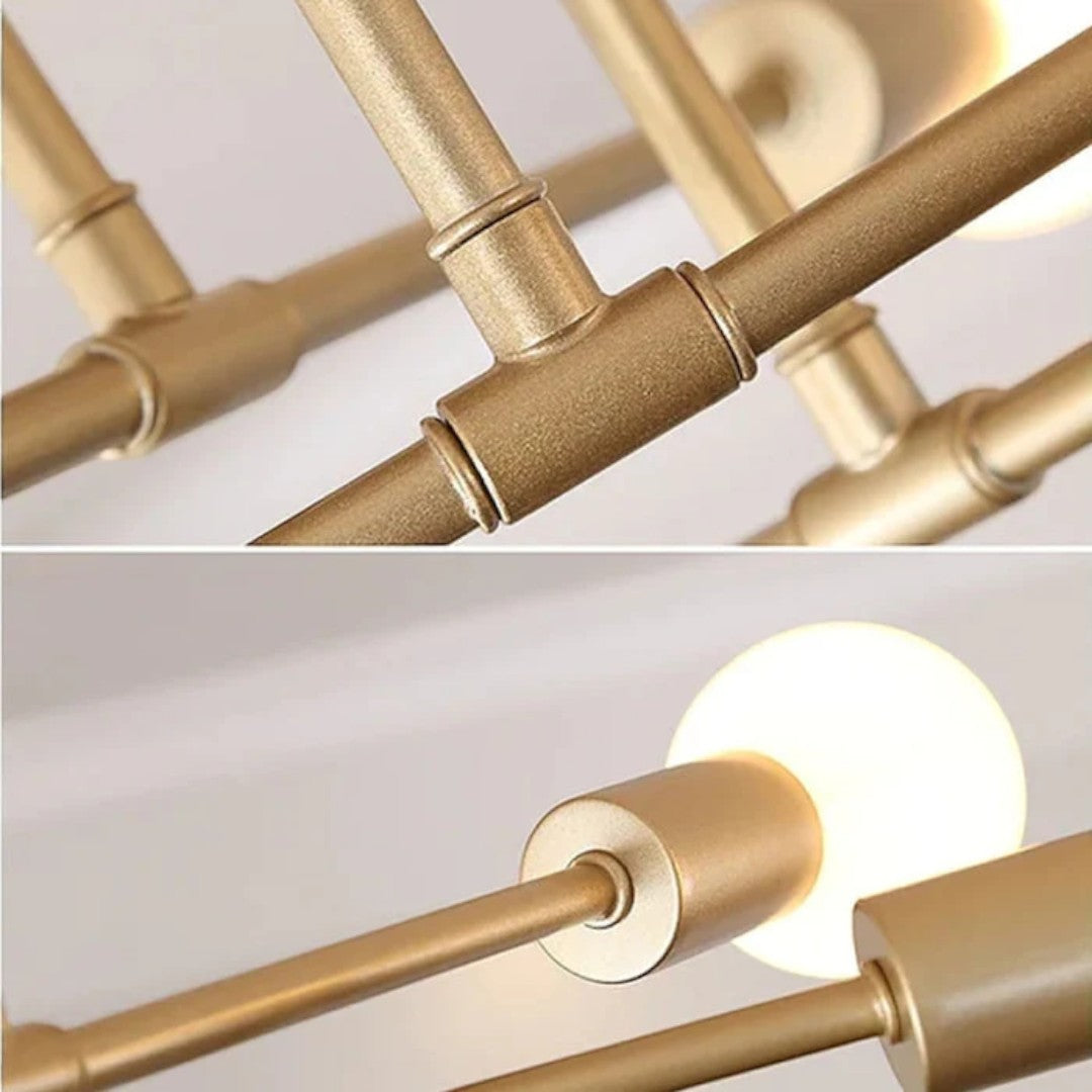 Minimalistyczna Lampa Sufitowa LED do Salonu w Nowoczesnym Stylu – widok produktu 11 | Nuvira Home