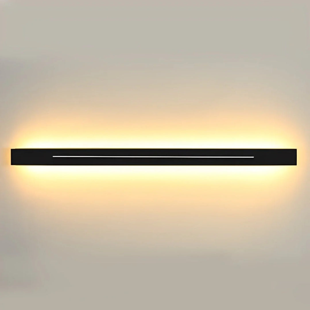 Minimalistyczna liniowa lampa ścienna LED – widok produktu 8 | Nuvira Home