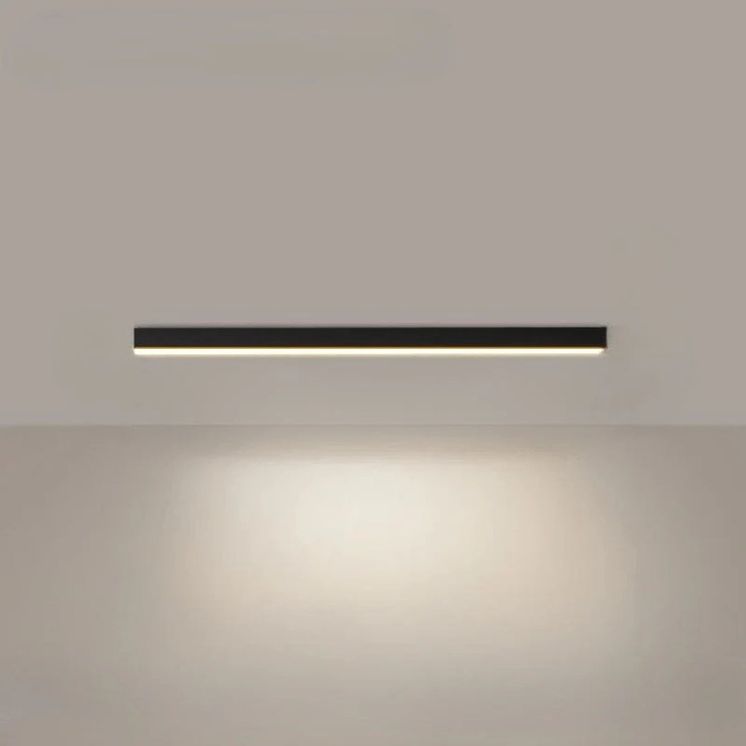 Minimalistyczna liniowa lampa sufitowa LED – widok produktu 11 | Nuvira Home
