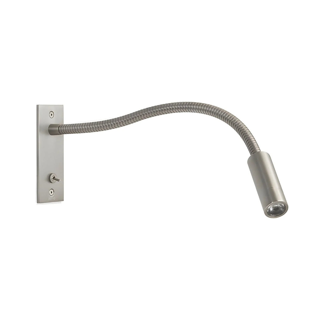 Minimalistyczna metalowa lampa ścienna z elastycznym ramieniem – widok produktu 7 | Nuvira Home