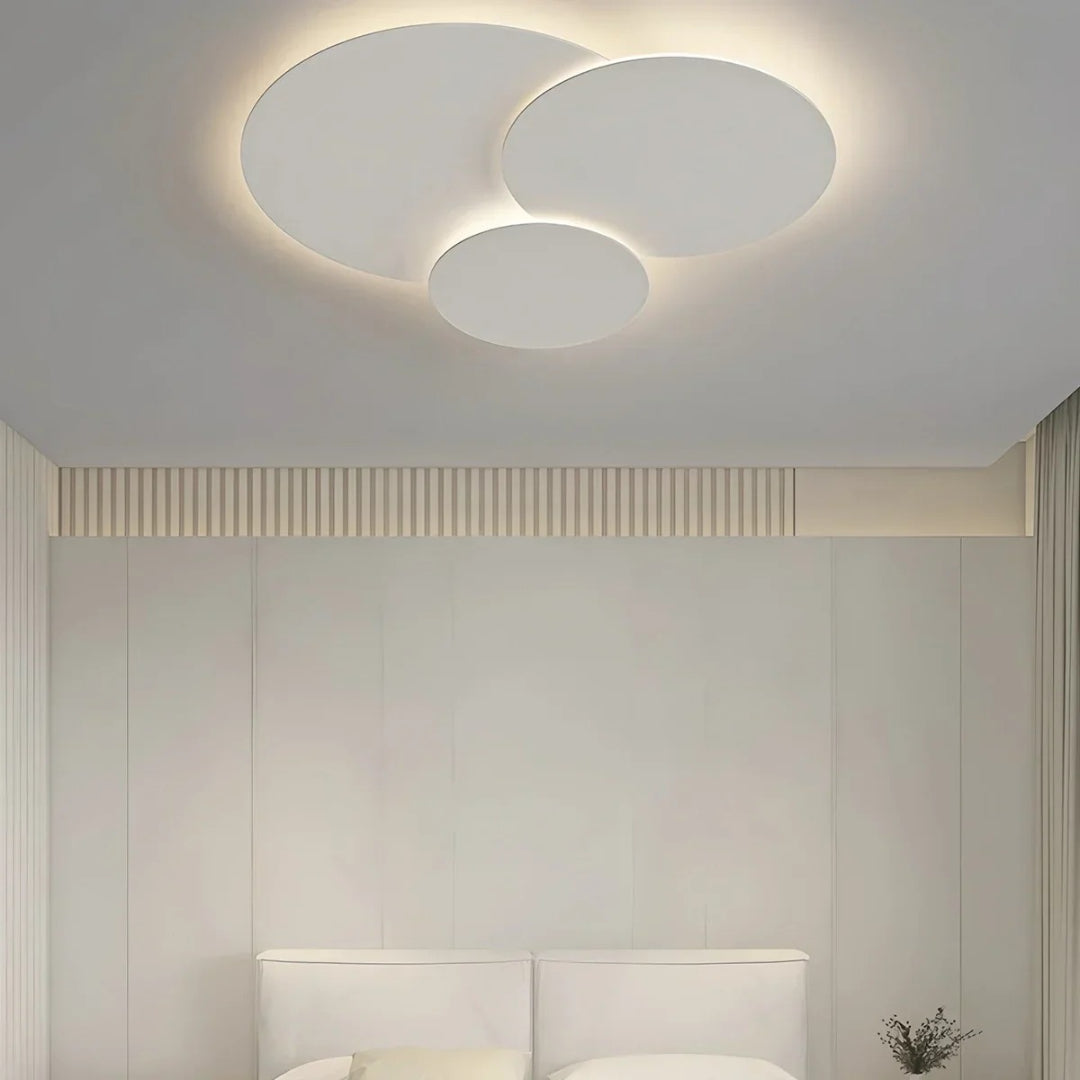 Minimalistyczna okrągła lampa sufitowa – widok produktu 7 | Nuvira Home