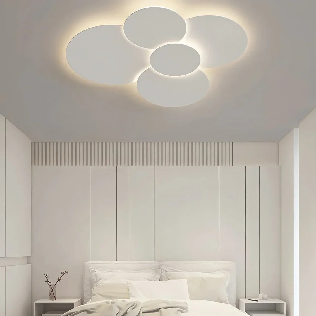 Minimalistyczna okrągła lampa sufitowa – widok produktu 10 | Nuvira Home