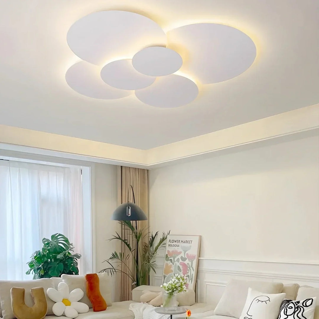 Minimalistyczna okrągła lampa sufitowa – widok produktu 15 | Nuvira Home