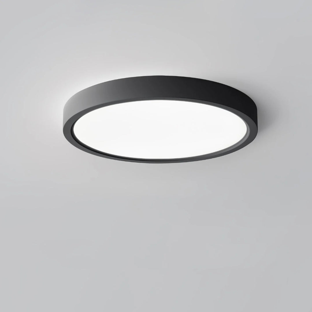 Minimalistyczna okrągła lampa sufitowa – widok produktu 11 | Nuvira Home