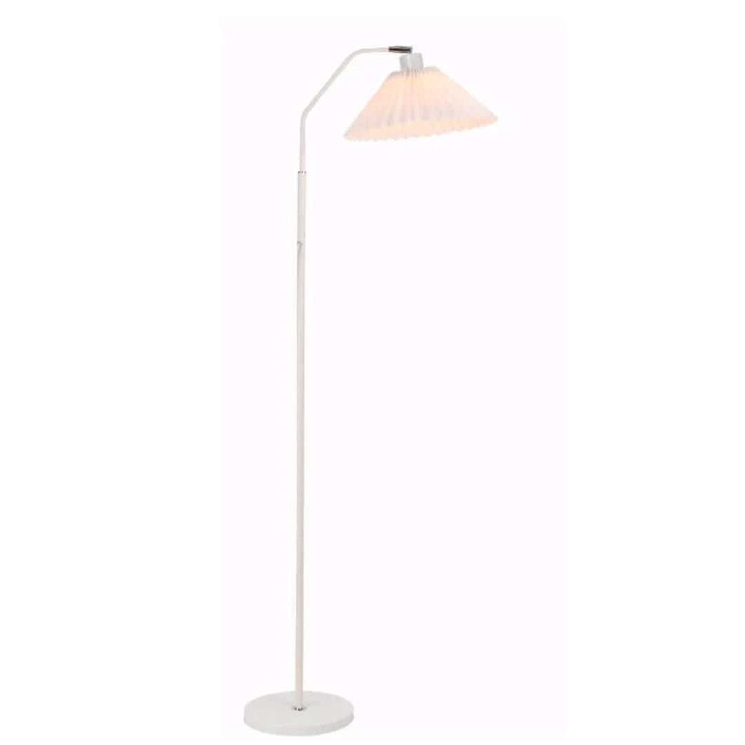 Minimalistyczna plisowana lampa podłogowa z tkaniny – widok produktu 11 | Nuvira Home
