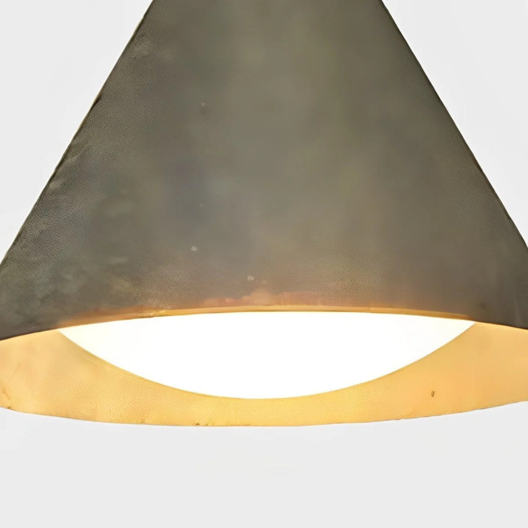 Minimalistyczna stożkowa zewnętrzna lampa ścienna – widok produktu 14 | Nuvira Home