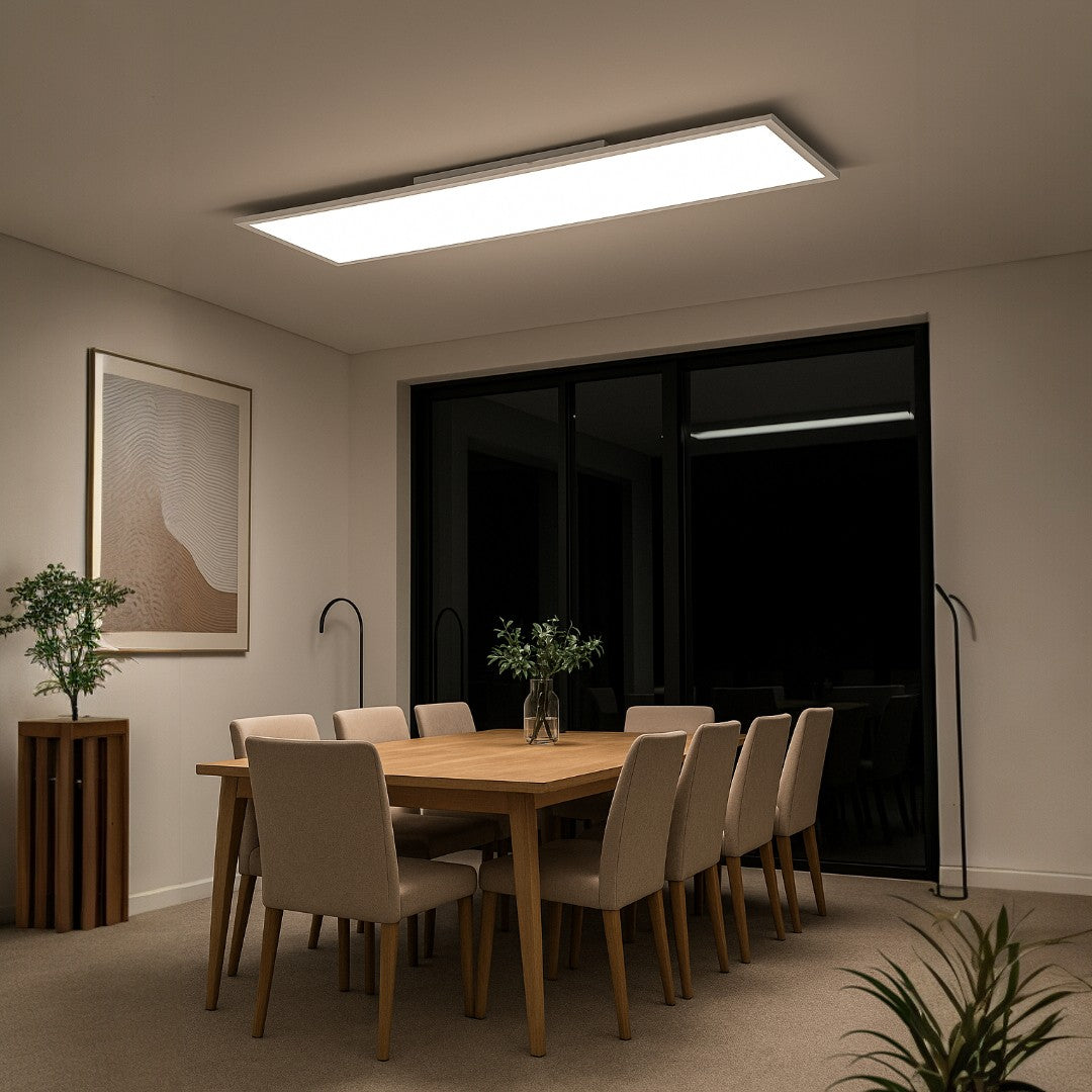Natynkowa Lampa Sufitowa LED – Nowoczesne Wnętrza – widok produktu 2 | Nuvira Home