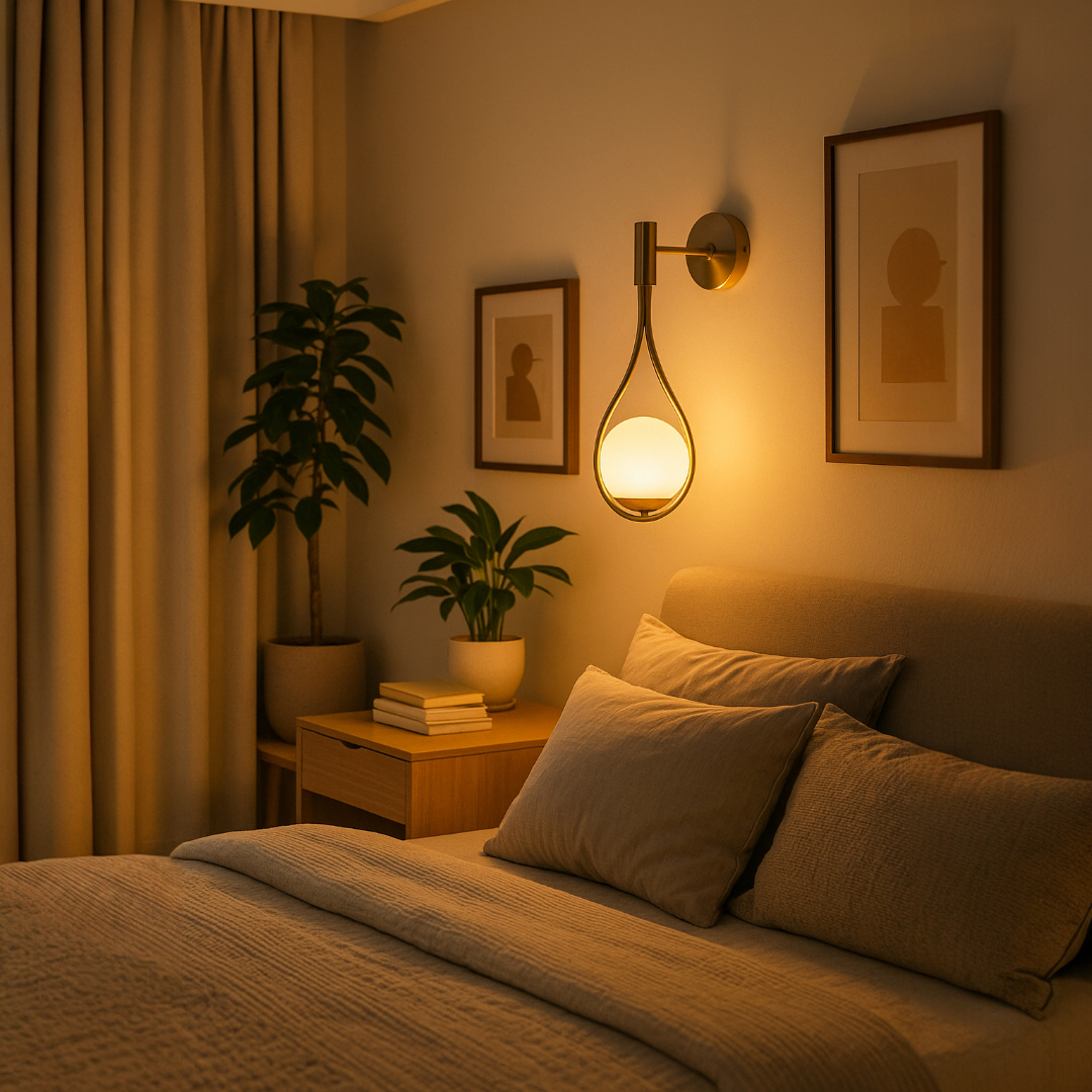 Nordycka Lampa Ścienna – Styl Vintage – widok produktu 4 | Nuvira Home