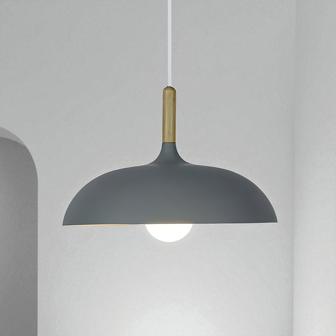 Nordycka Lampa Sufitowa Dębowa – Drewniana – widok produktu 3 | Nuvira Home