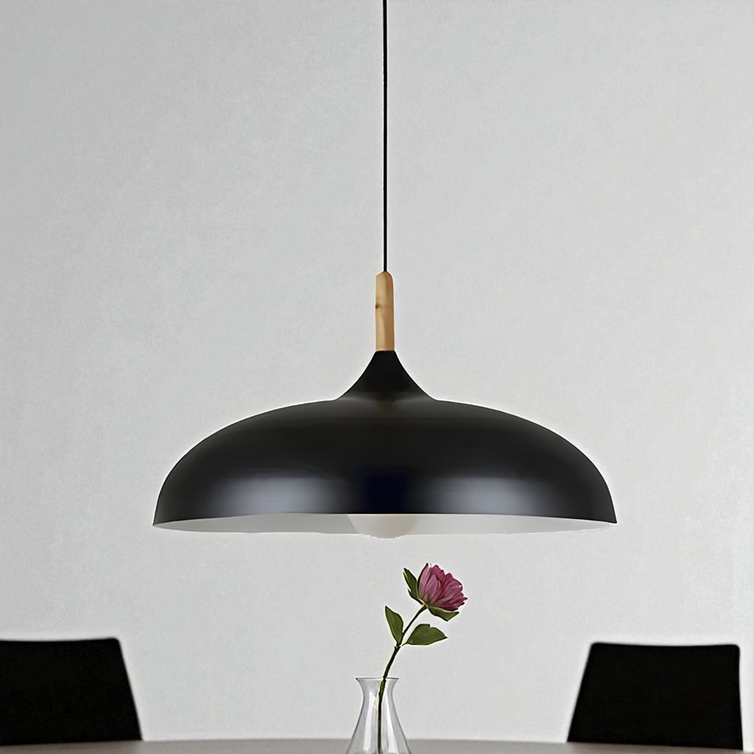 Nordycka Lampa Sufitowa Dębowa – Drewniana – widok produktu 9 | Nuvira Home
