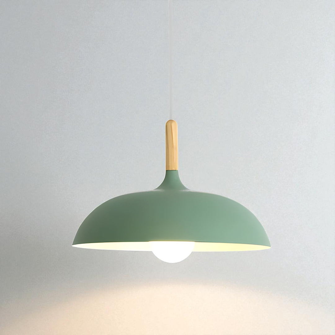 Nordycka Lampa Sufitowa Dębowa – Drewniana – widok produktu 10 | Nuvira Home
