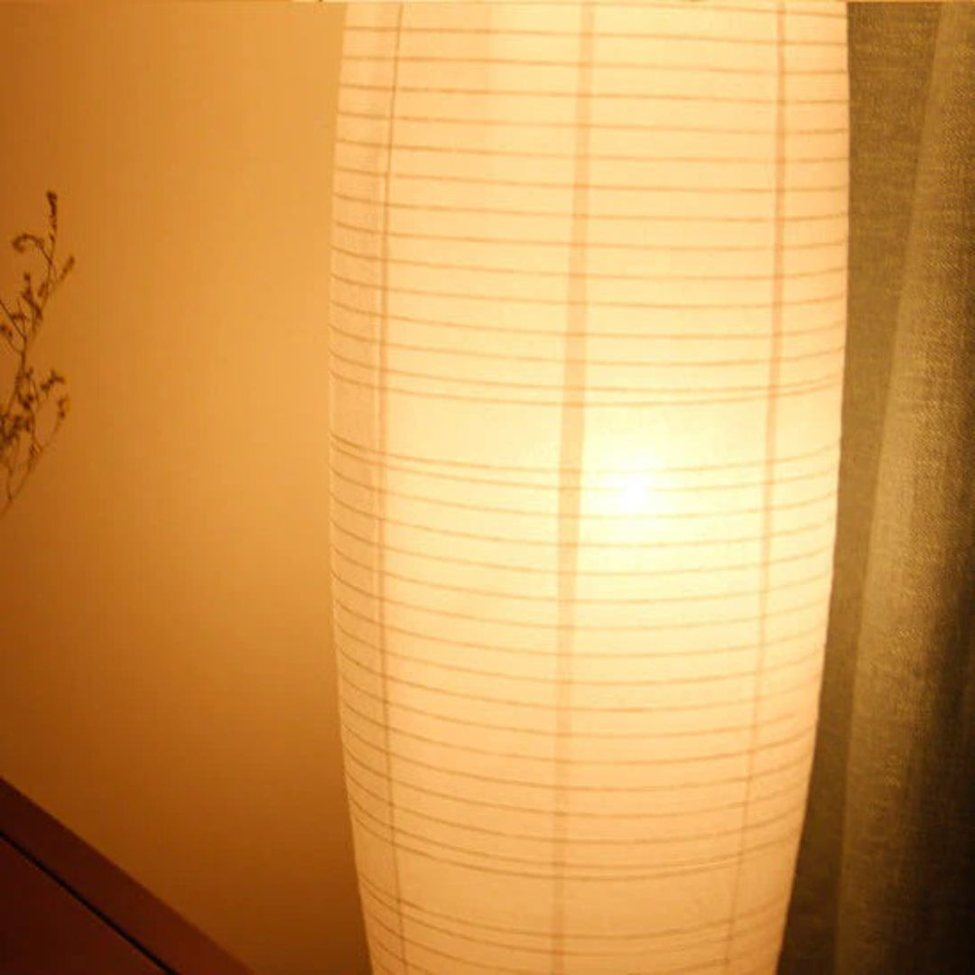 Nordycka papierowa kolumnowa lampa podłogowa – widok produktu 5 | Nuvira Home