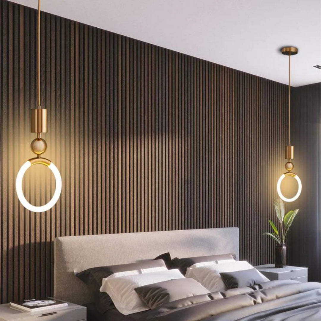 Nordycka pierścieniowa lampa wisząca LED – widok produktu 4 | Nuvira Home